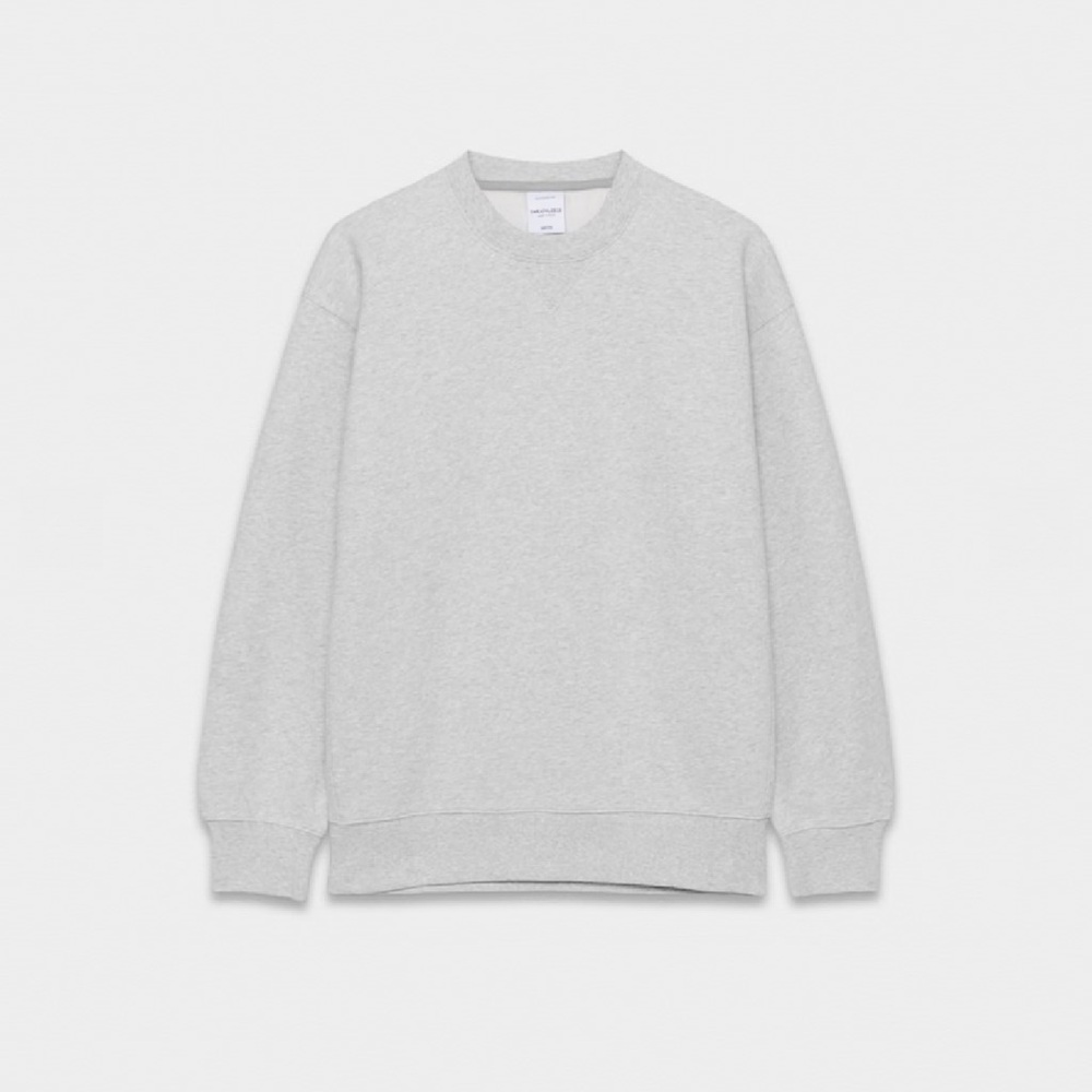 Aritzia Light Gray SweatFleece Sweater